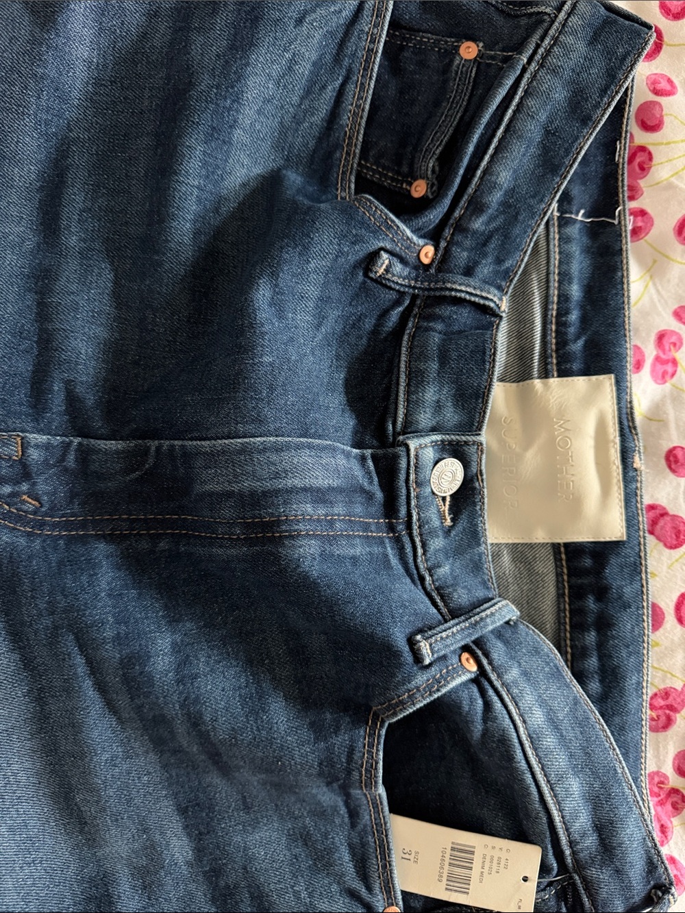 NWT MOTHER denim Weekender High Waist size 31